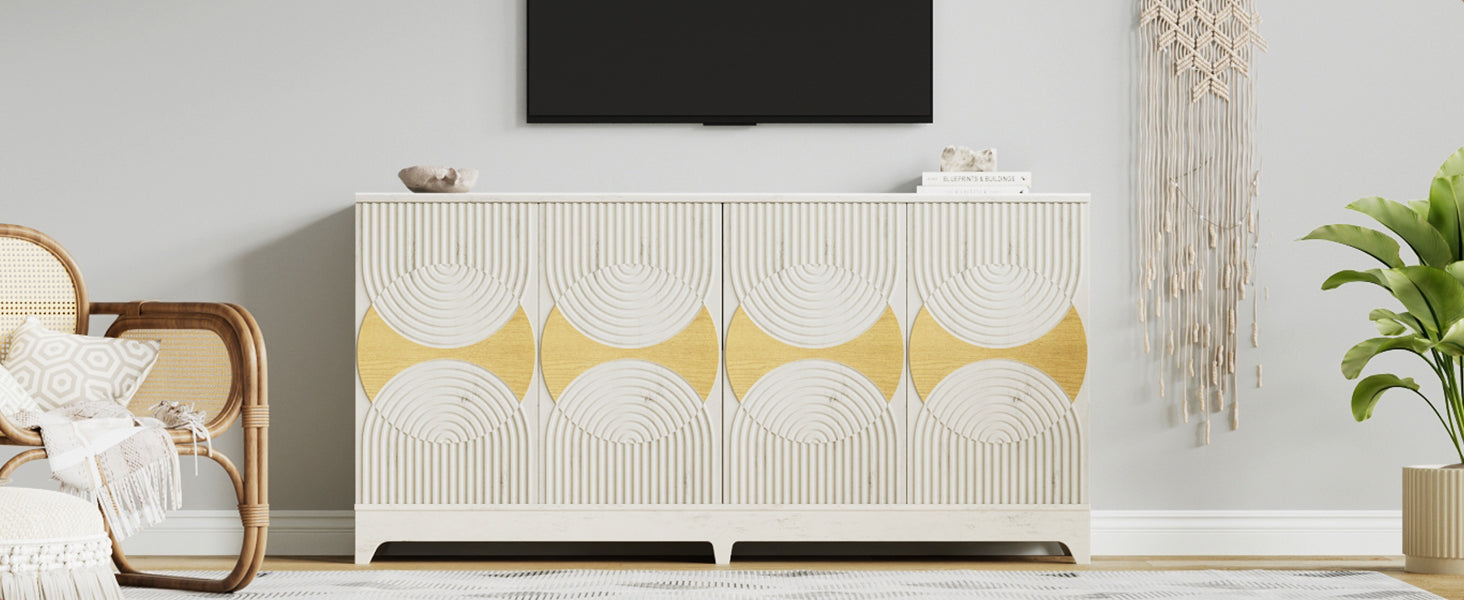 Sideboard used as TV stand