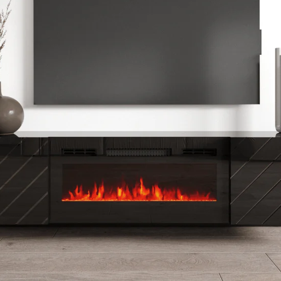 electric fireplace TV stand