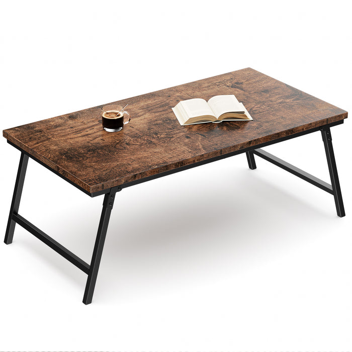 Flycity Portable Folding Coffee Table With No Assembly Required