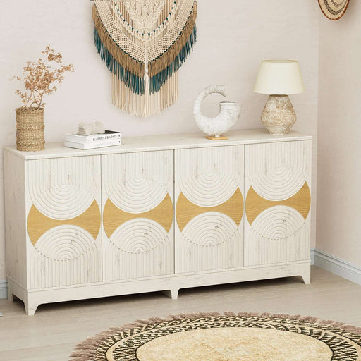 white sideboard cabinet