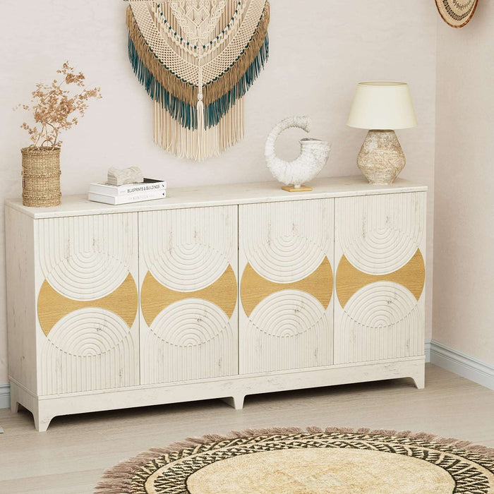 white sideboard cabinet