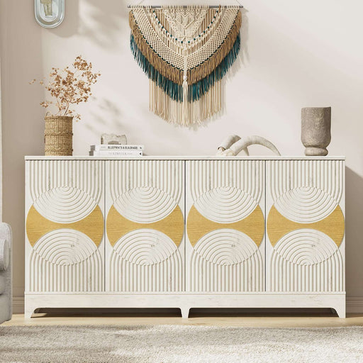white sideboard cabinet