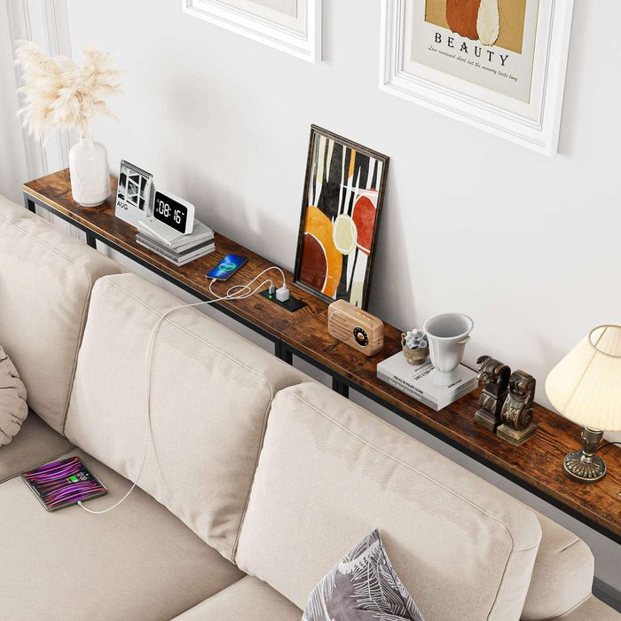 Industrial Sofa Table