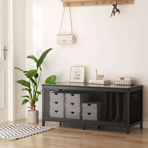 Modern Entryway Bench with Storage