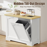 Hidden Tilt Out Trash Cabinet