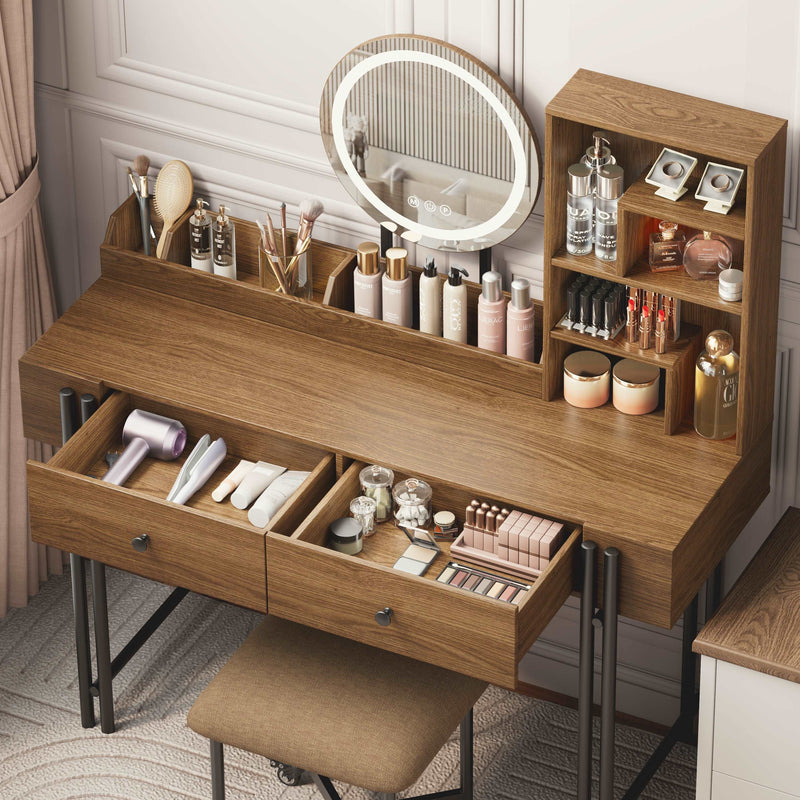 Modern Dressing Table with 2 Drawers