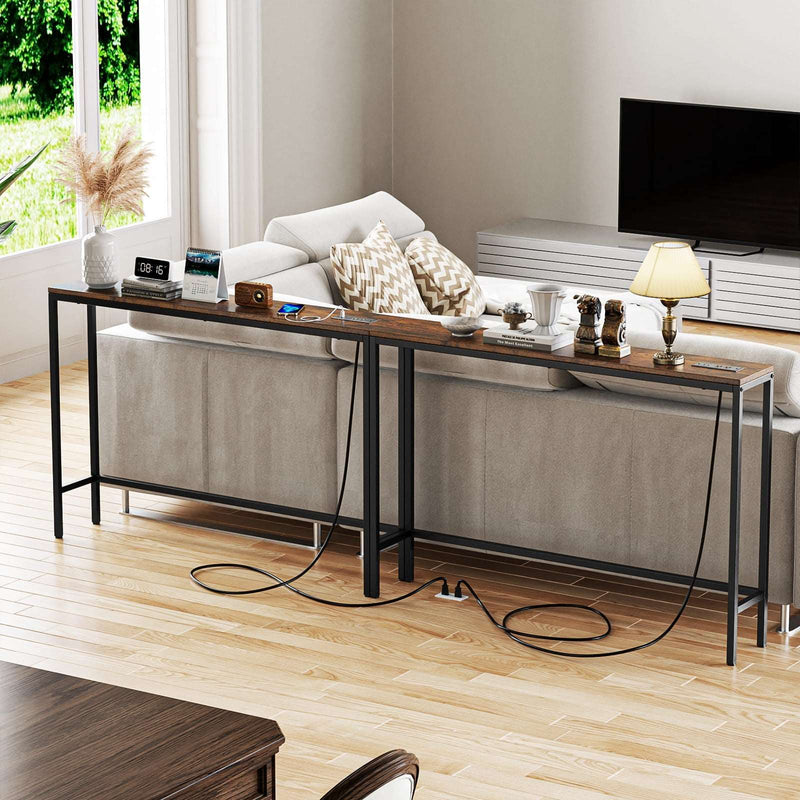 Industrial Sofa Table