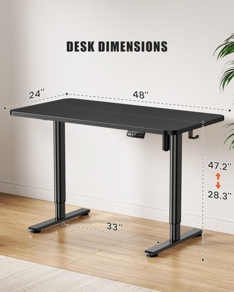 Flycity Electric Standing Desk Height Adjustable Computer Desk