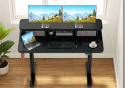 Flycity Electric Standing Desk with Dual Drawers