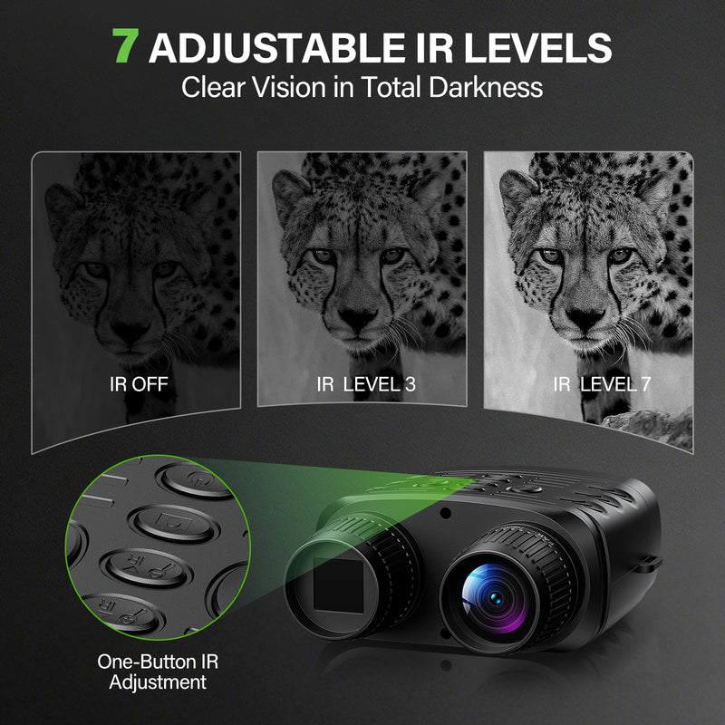 Flycity 4K Night Vision Goggles 3" HD Screen Binoculars