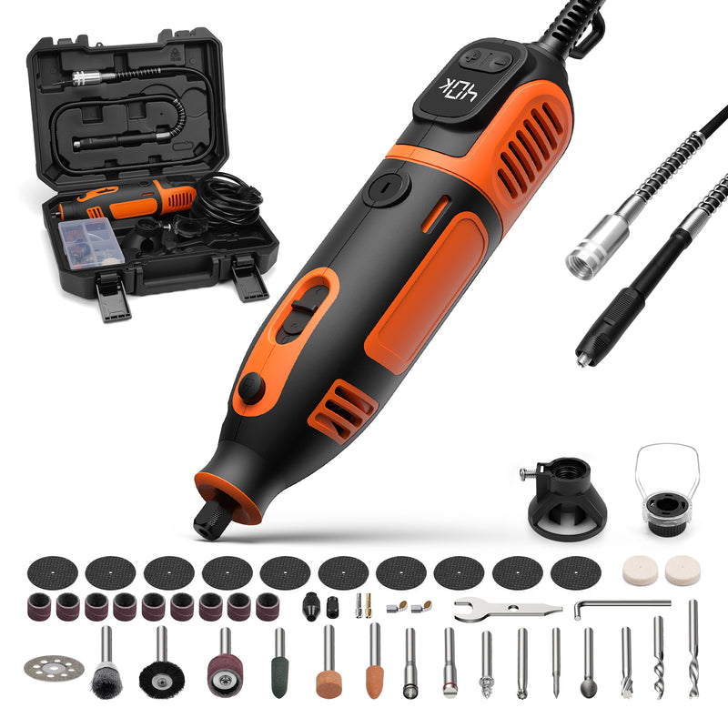 Flycity 200W Corded Rotary Tool Kit With Variable Speed Control