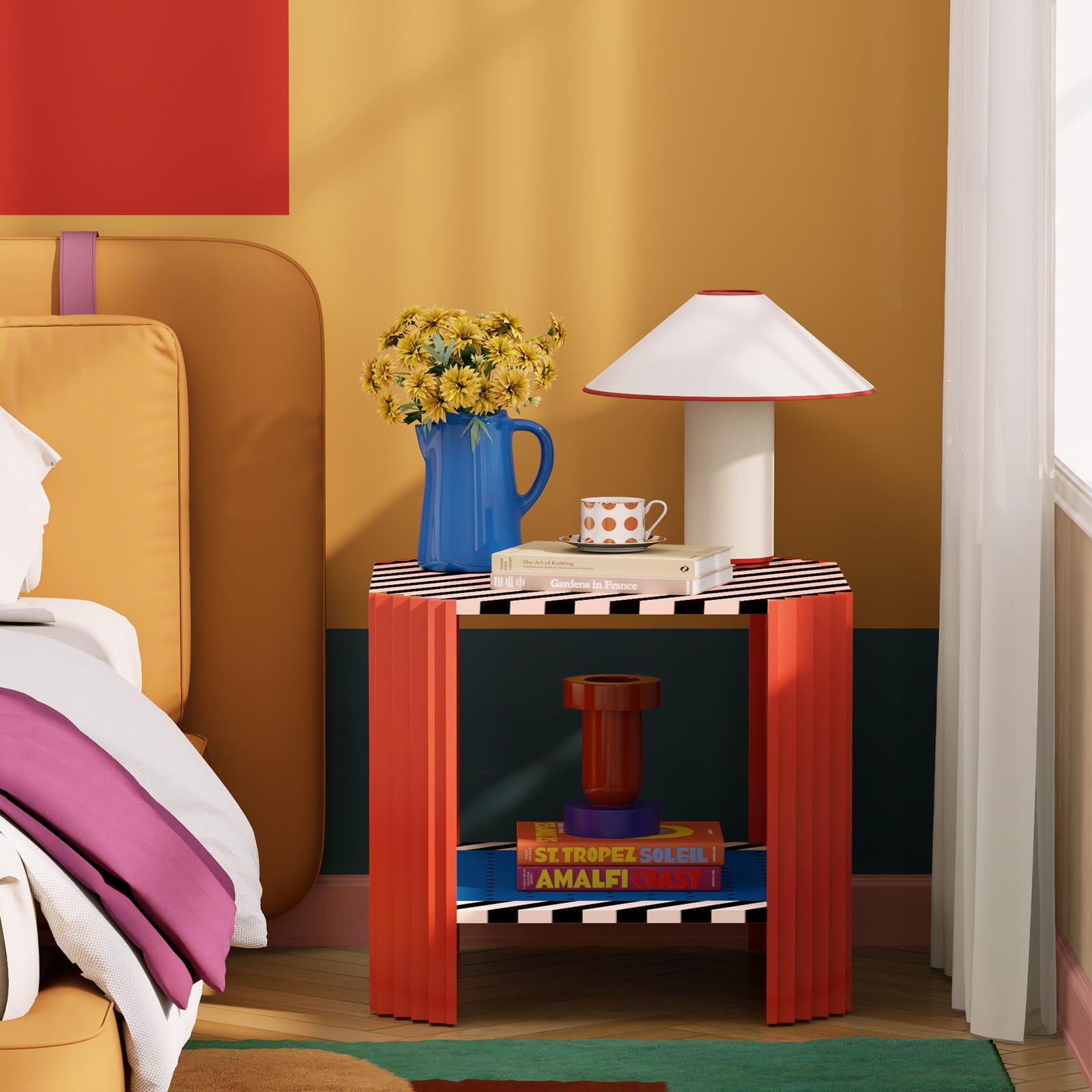 Colorful Side Table​ - Square Side Table​​ - Flycity