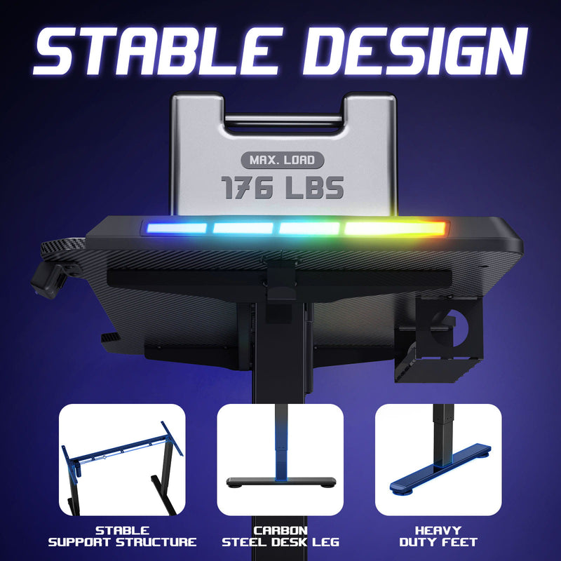 Flycity standing gaming desk