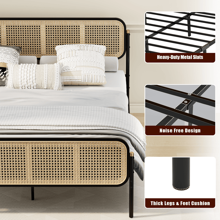 Rattan Bed Frame
