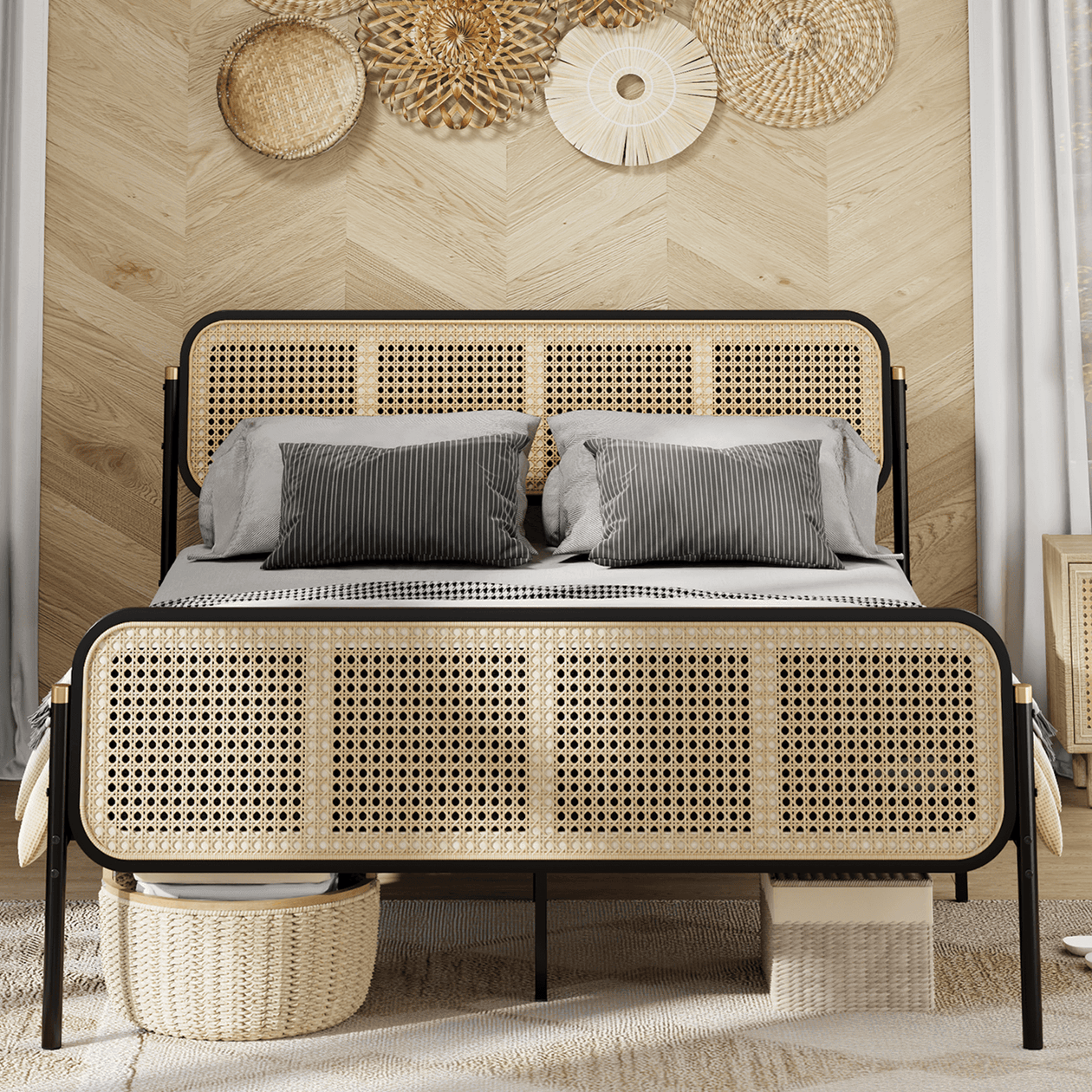 Rattan Bed Frame