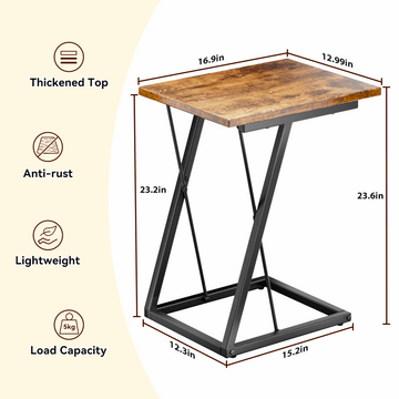 C Shaped Side Table サイドテーブル Amazon.com: C Shaped Side Table, Adjustable Height C Shaped End