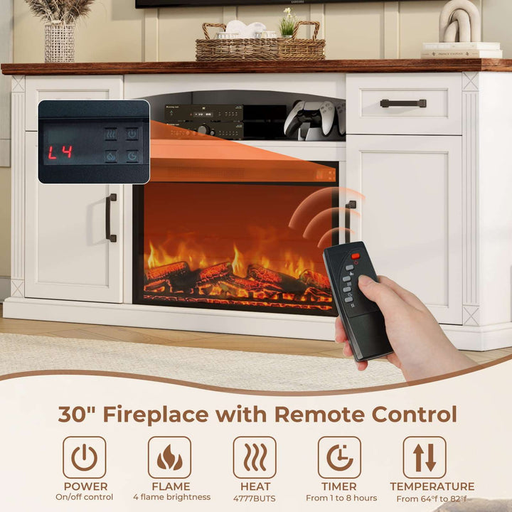 Fireplace with Remote Control