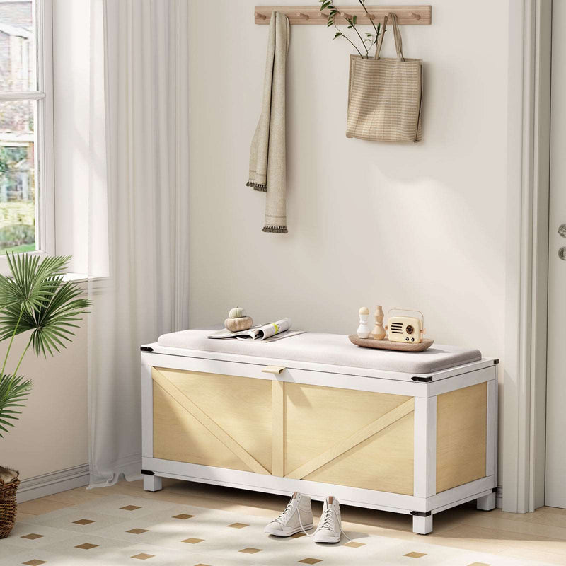 Farmhouse Entryway Bench