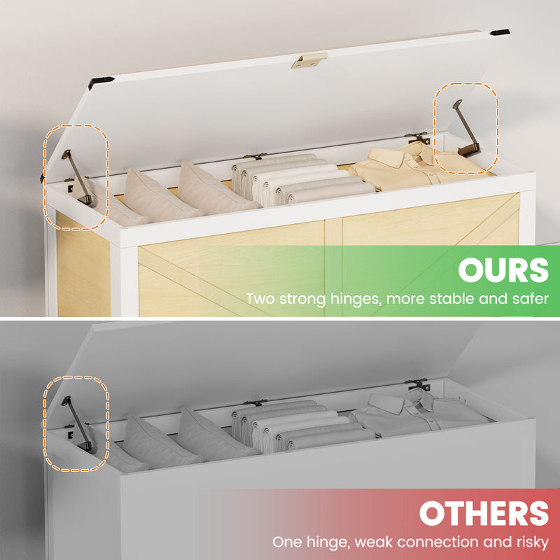 Farmhouse Entryway Bench