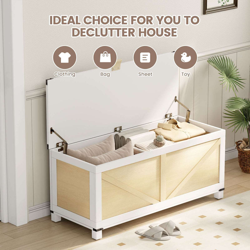 Farmhouse Entryway Bench