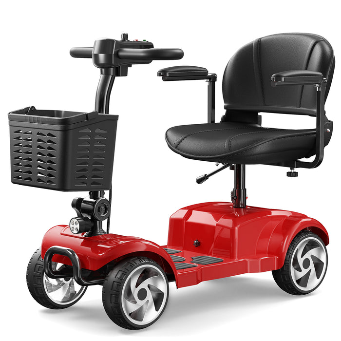 20-Mile Range Foldable 4-Wheel Electric Mobility Scooter