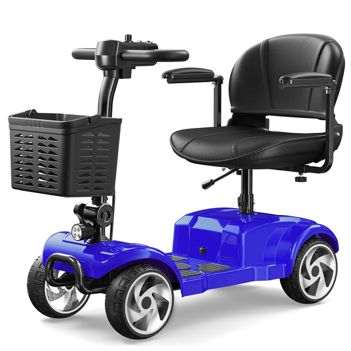 30-Mile Range Four-Wheel Foldable Long-Range Electric Mobility Scooter