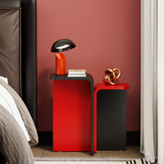 small wood side table