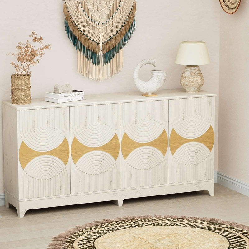 white sideboard cabinet​