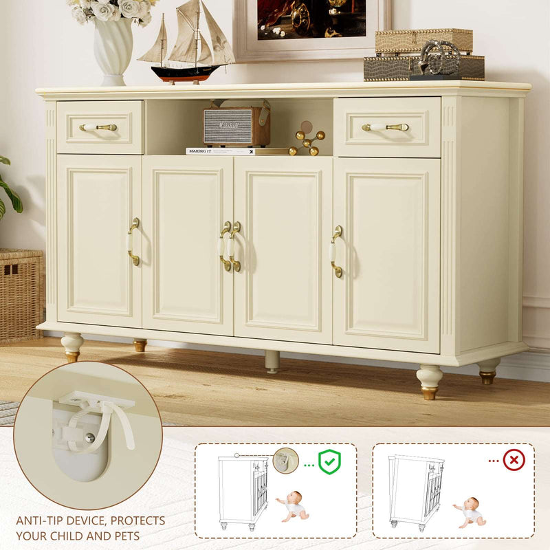 TV Stand with Storage Cabinets