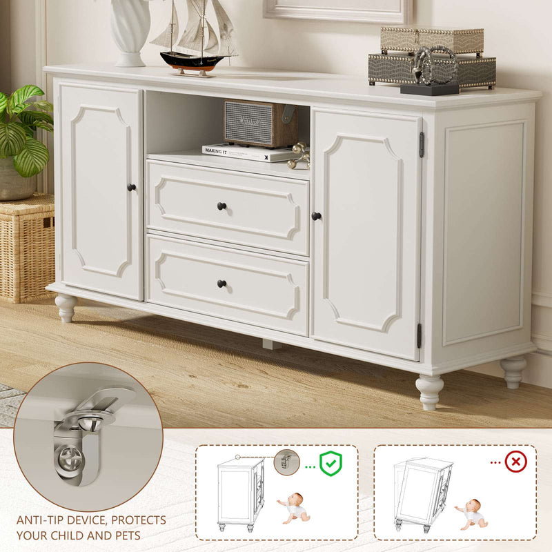 TV Stand with Storage Cabinets