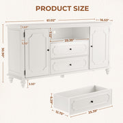 TV Stand with Storage Cabinets