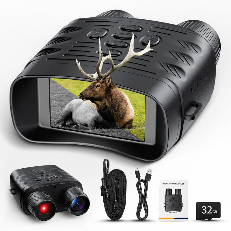 Flycity 4K Night Vision Goggles 3" HD Screen Binoculars