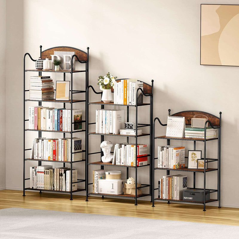 Folding Metal Bookshelf