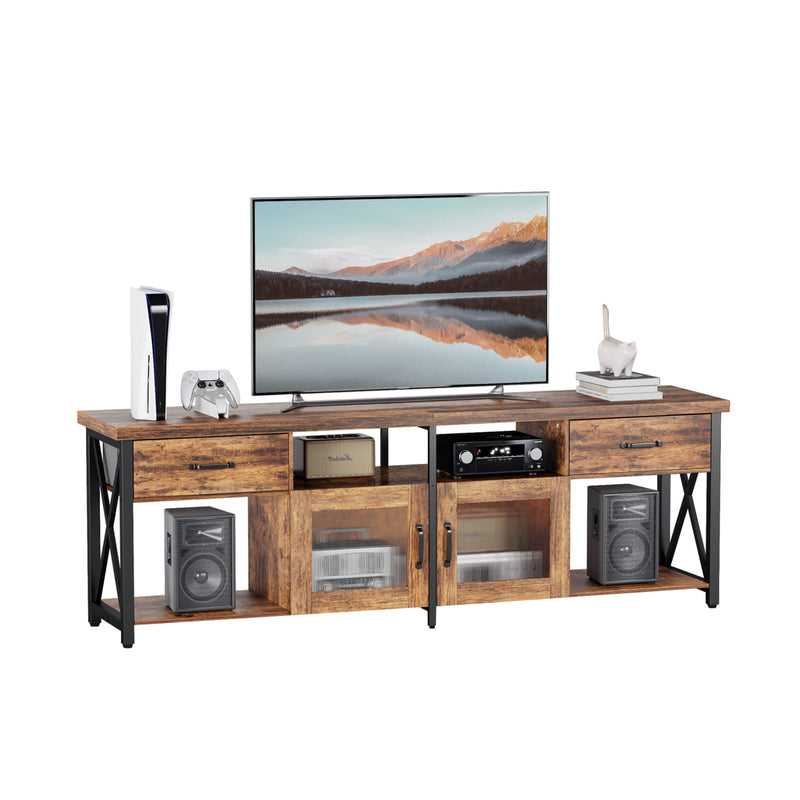 Flycity 71 Inches Industrial TV Stand [ The Last One]
