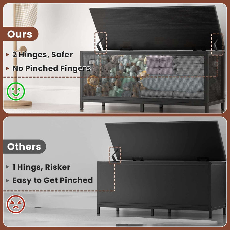 Flycity Modern Entryway Bench with Storage