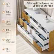 White 9 Drawer Dresser-2